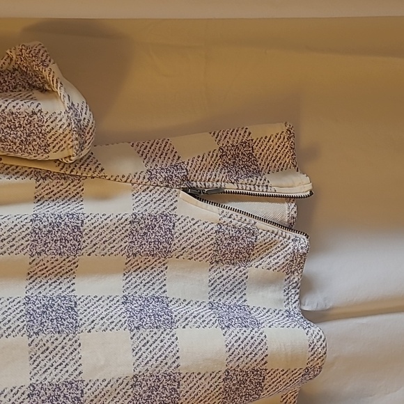 J jill top, size med, cream & navy. - Picture 2 of 7